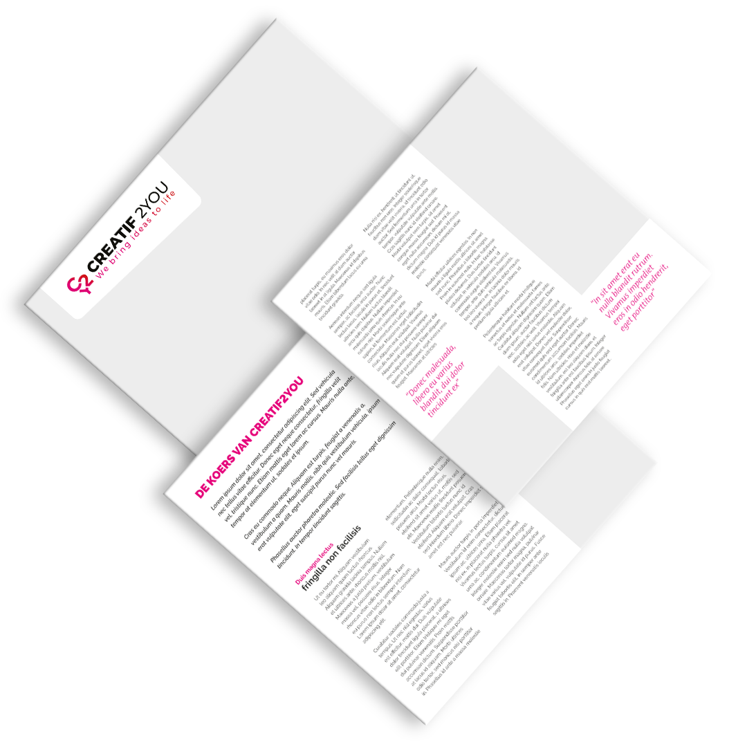 Afbeelding brochure - creatif2you